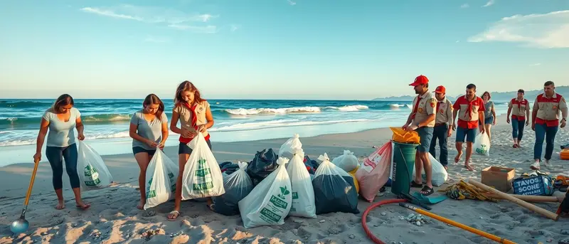 A Limpiar la Playa