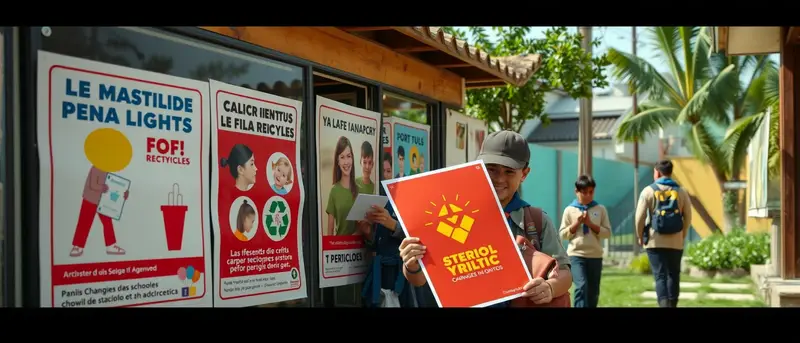 Campaña con Pósters
